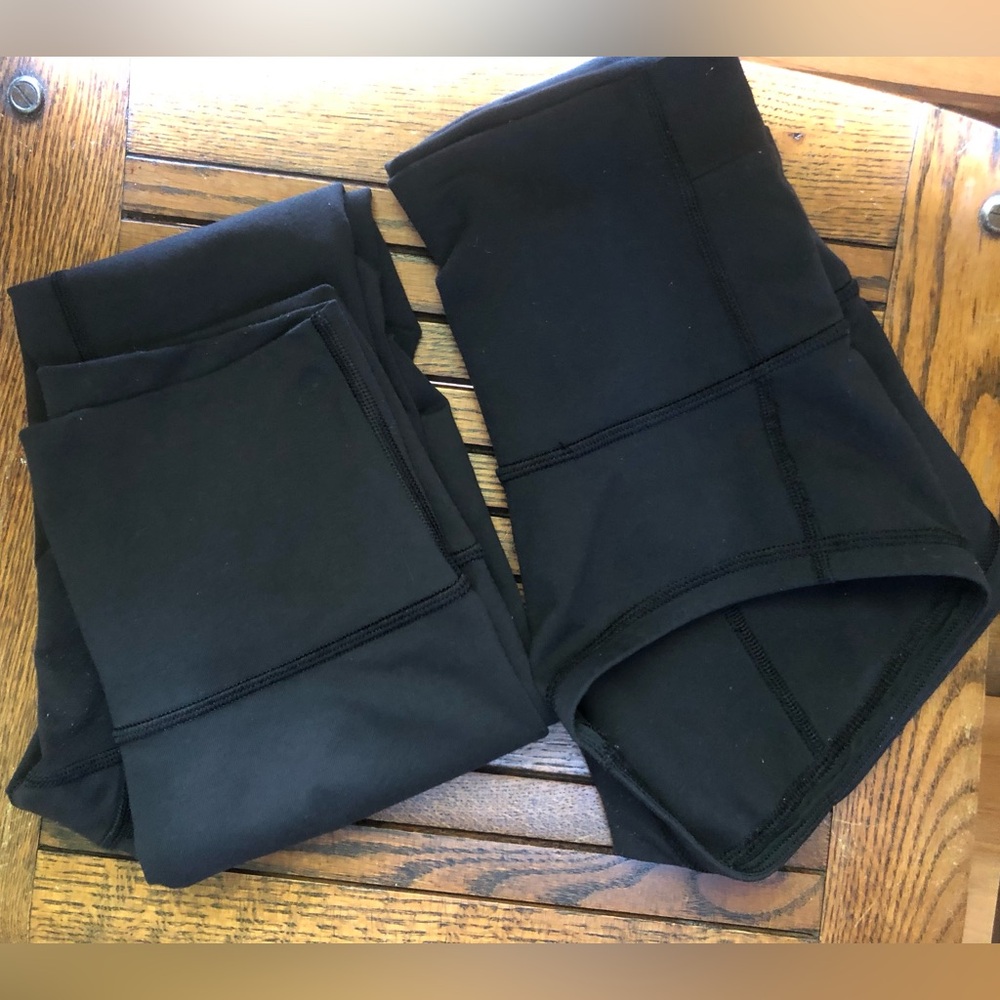 Lululemon leggings & shorts size 2